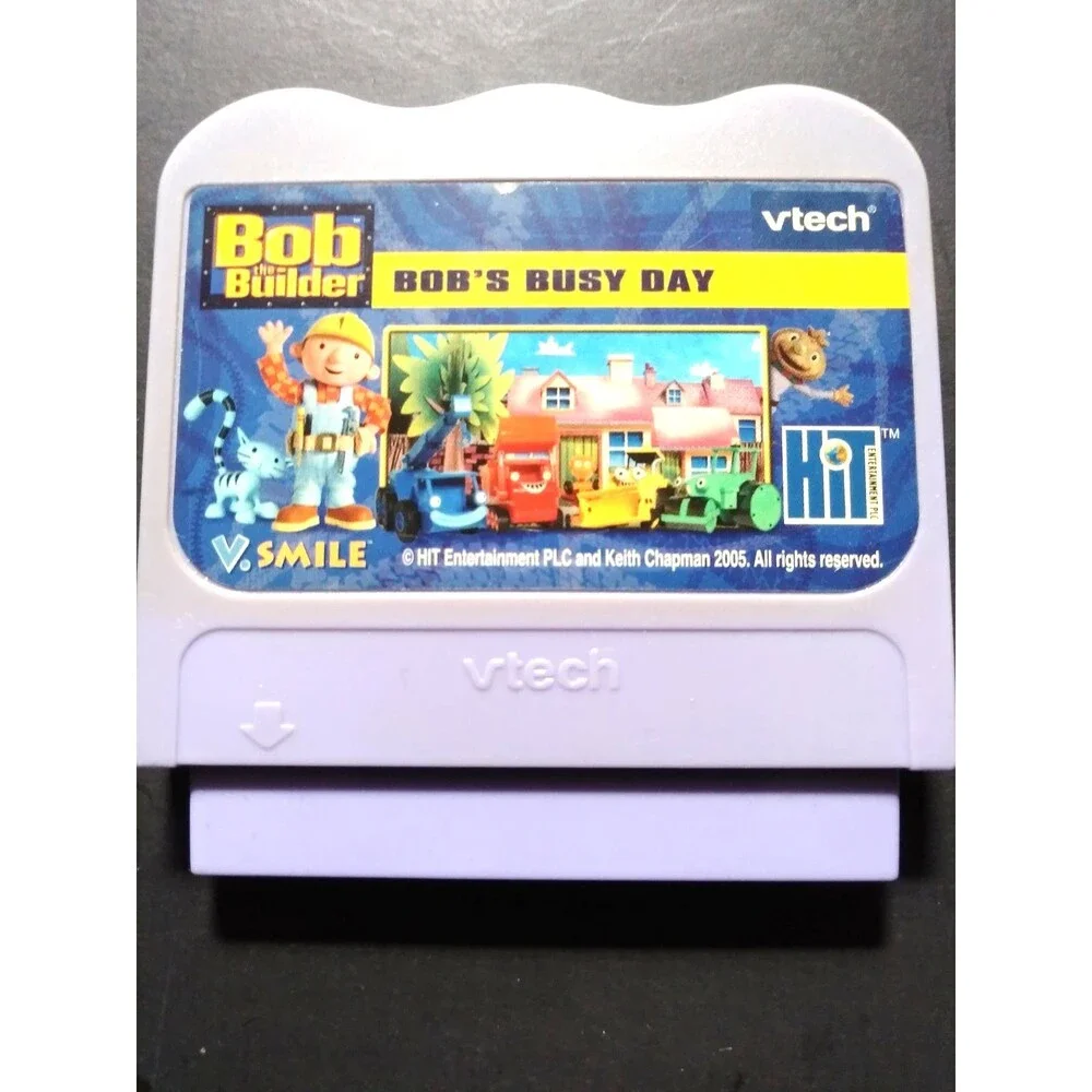 Vtech V.smile Bob the Builder Bob's Busy Day CARTRIDGE